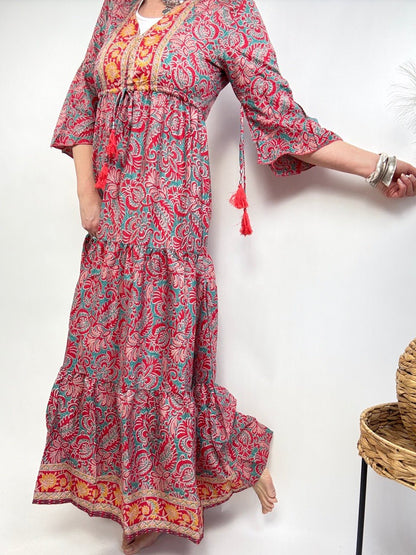Kleid Samira Himbeer - FROLLEIN KÄTHE Shop