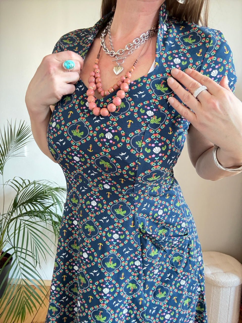 Kleid Seeperle Blau - FROLLEIN KÄTHE Shop