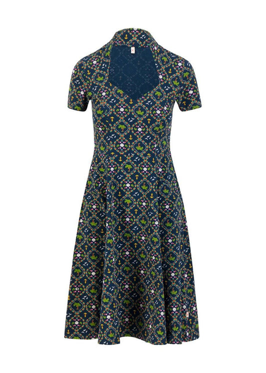 Kleid Seeperle Blau - FROLLEIN KÄTHE Shop