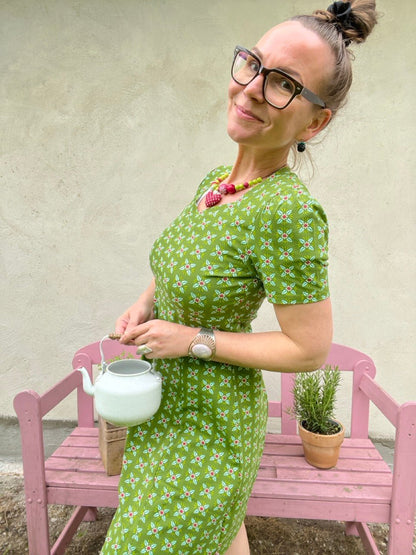 Kleid Sommerliebe Grün - FROLLEIN KÄTHE Shop