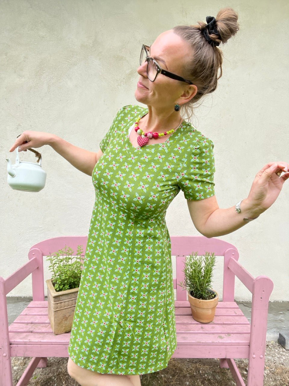 Kleid Sommerliebe Grün - FROLLEIN KÄTHE Shop