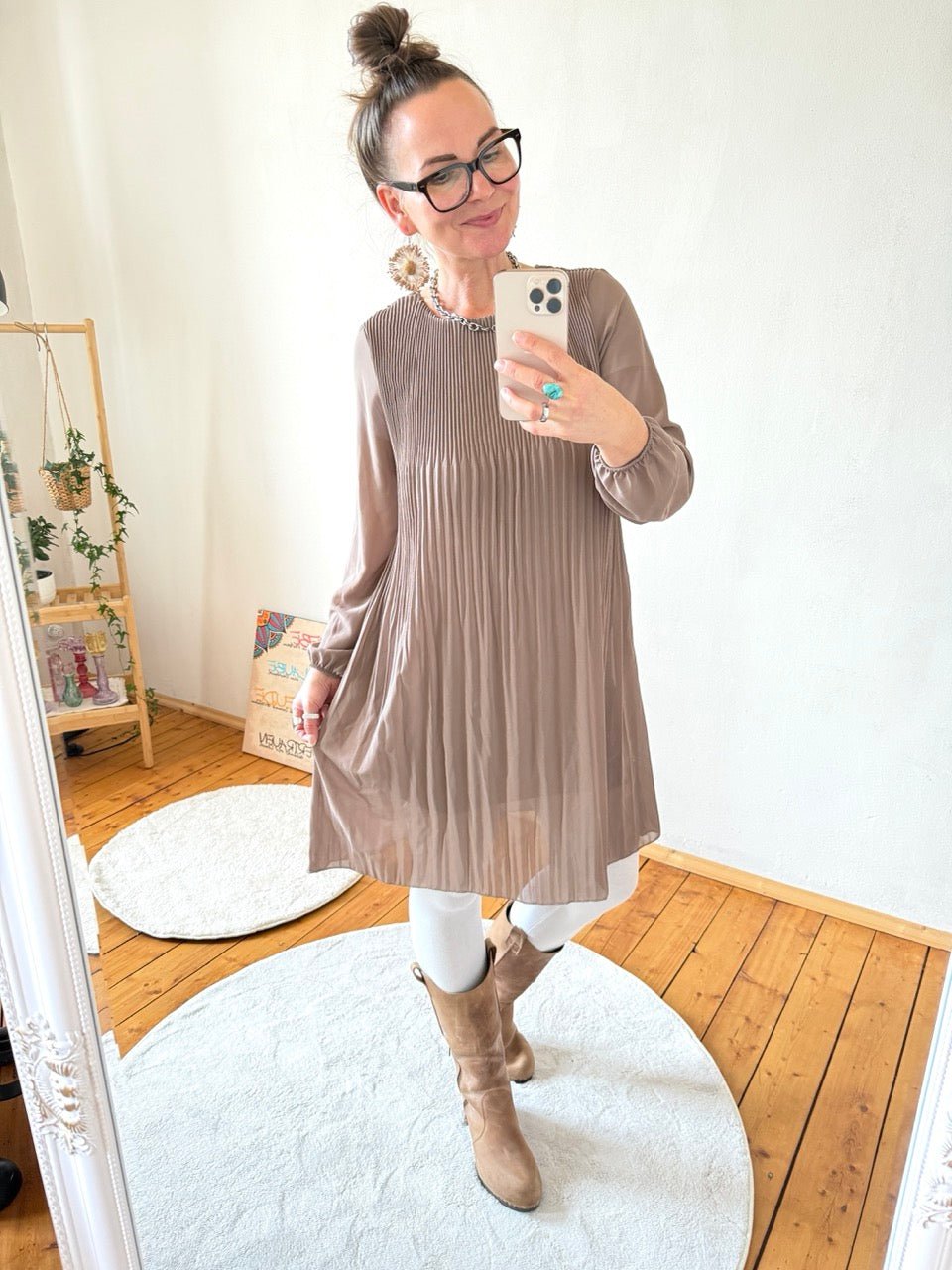 Kleid Swing Swing Cappuccino - FROLLEIN KÄTHE Shop