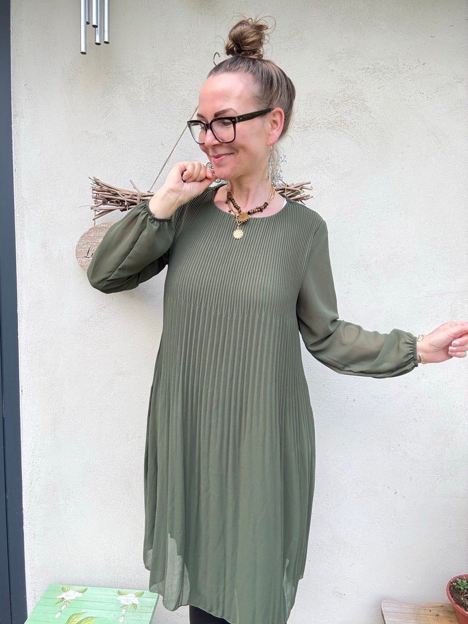 Kleid Swing Swing Khaki - FROLLEIN KÄTHE Shop