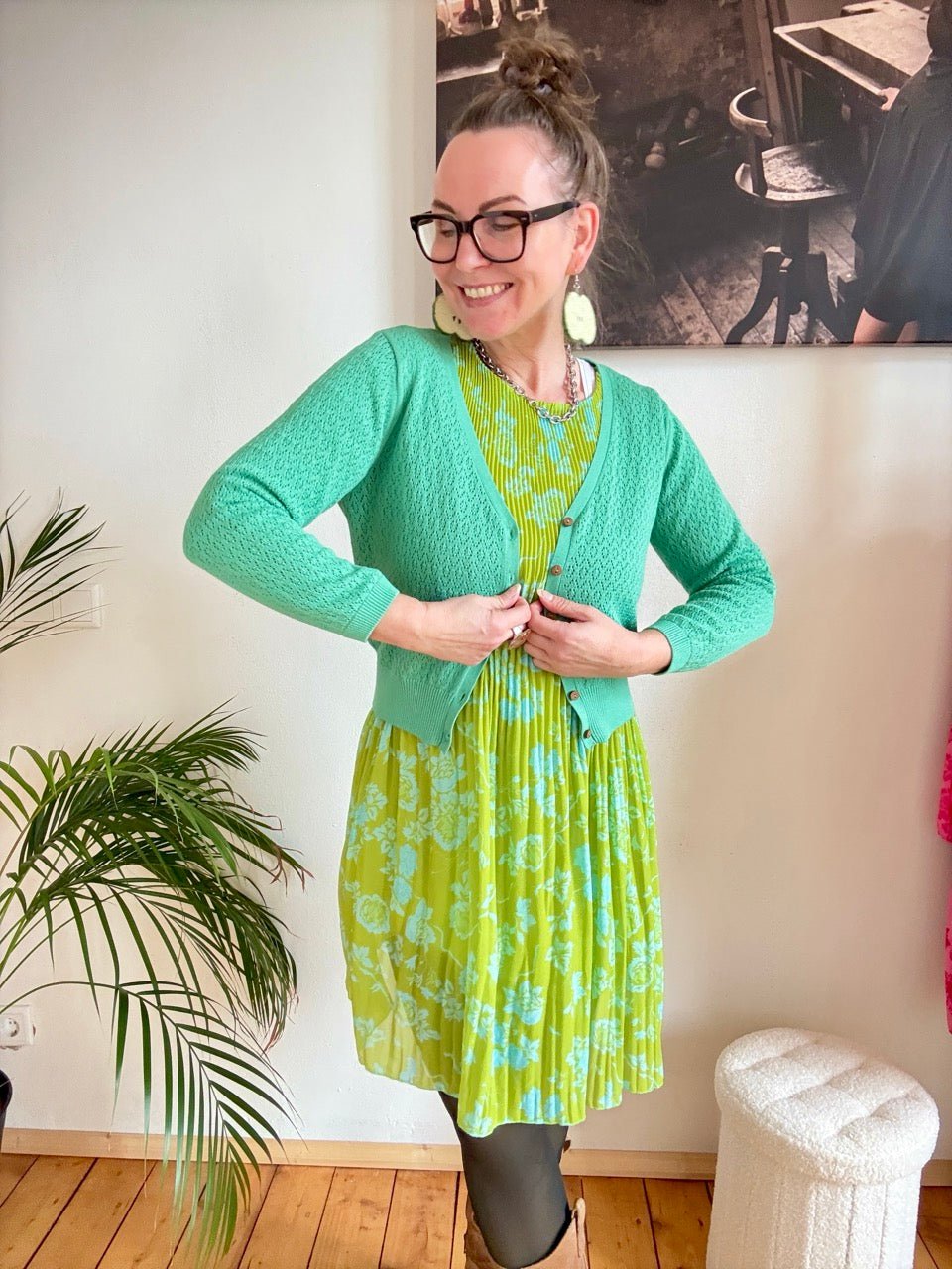 Kleid Swing Swing Lindgrün NEU! - FROLLEIN KÄTHE Shop
