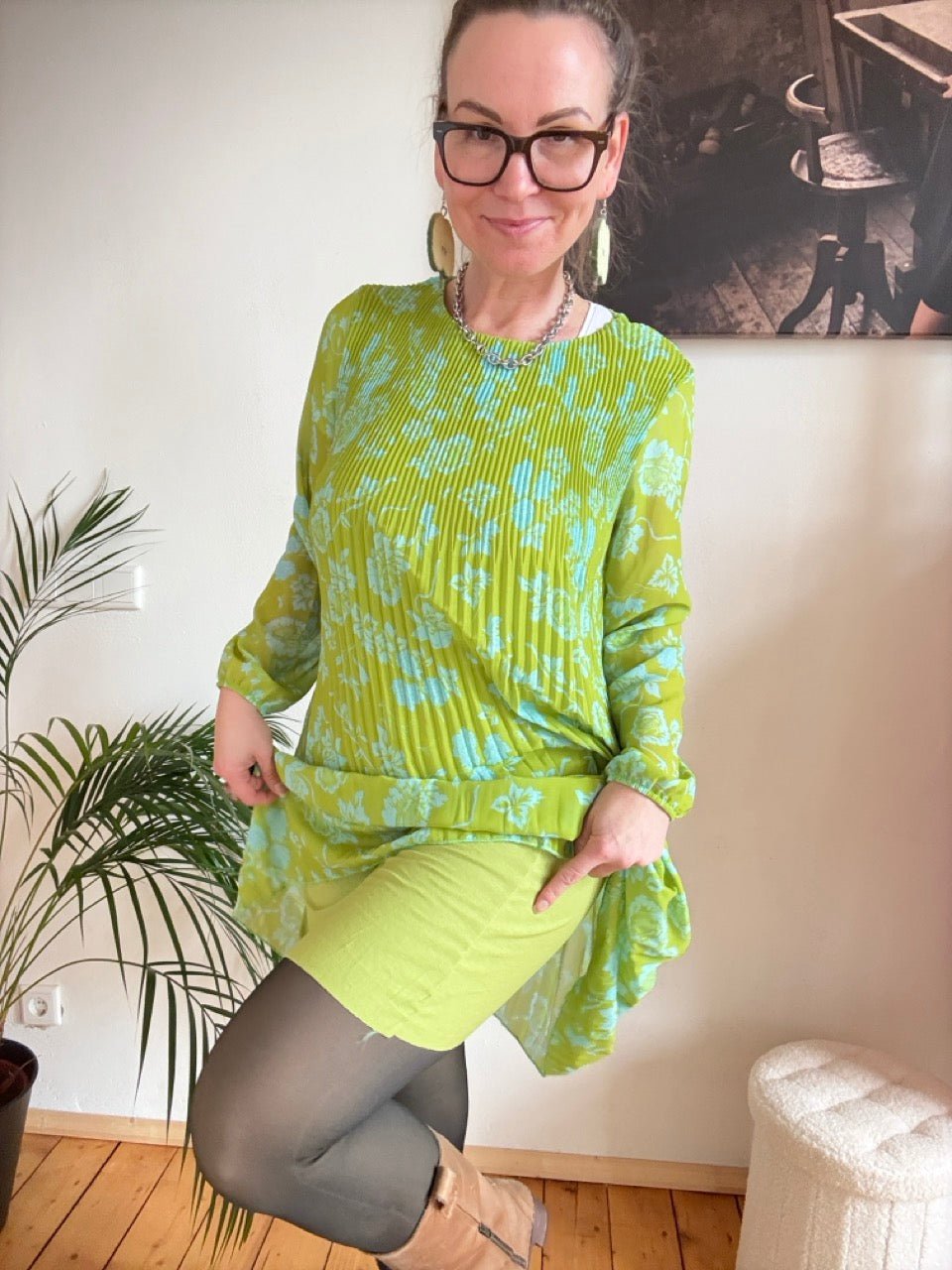 Kleid Swing Swing Lindgrün NEU! - FROLLEIN KÄTHE Shop