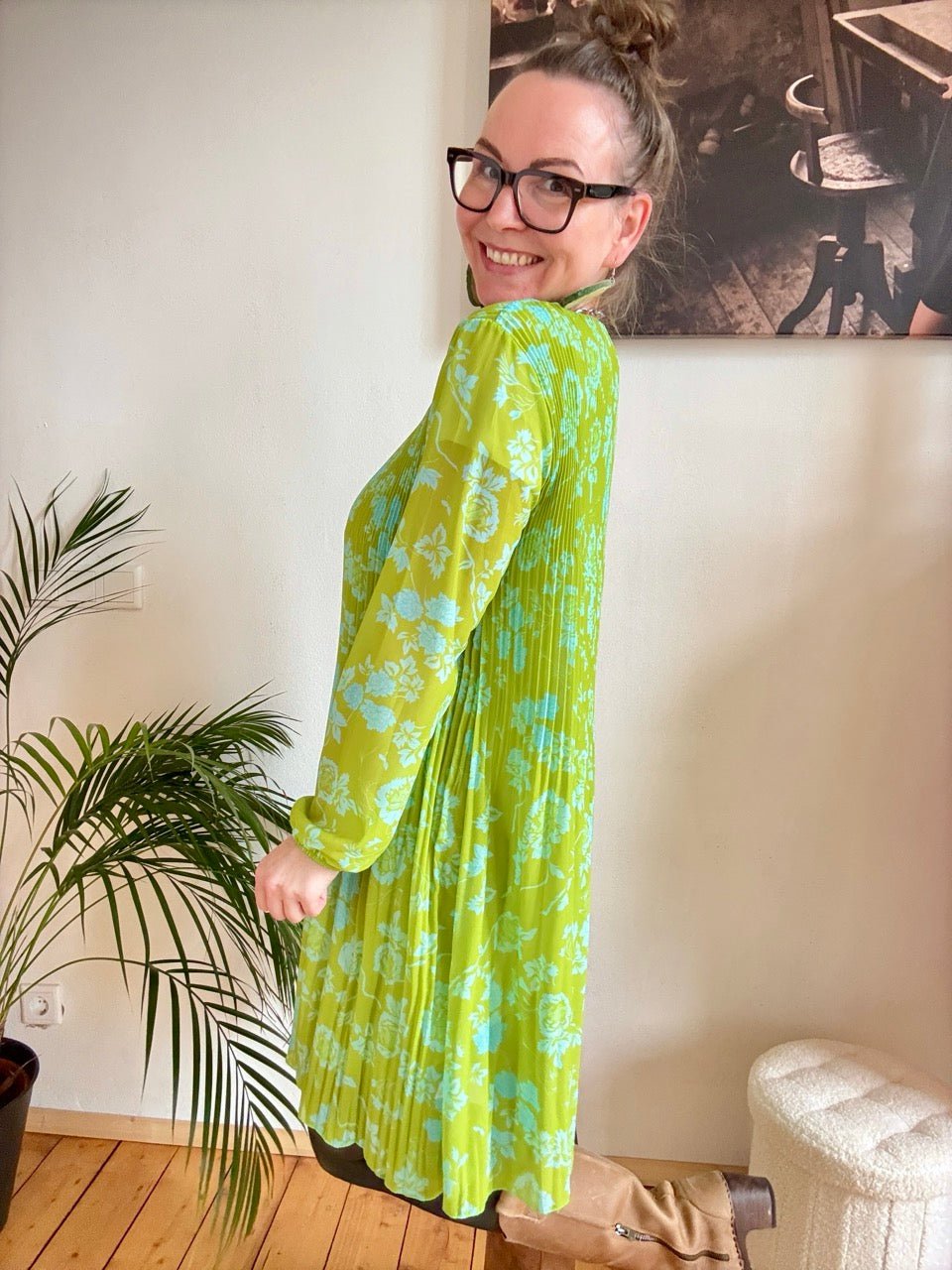 Kleid Swing Swing Lindgrün NEU! - FROLLEIN KÄTHE Shop