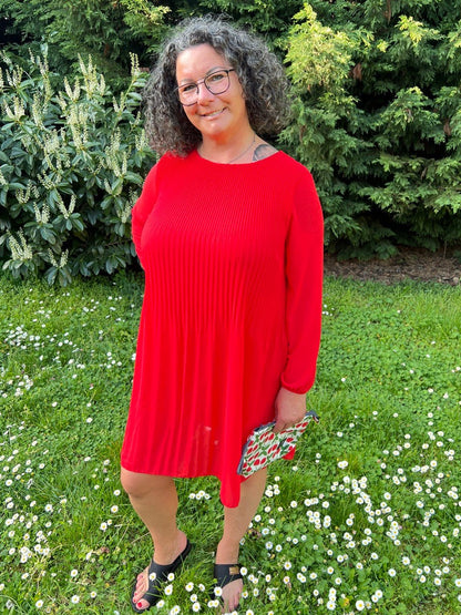 Kleid Swing Swing Rot - FROLLEIN KÄTHE Shop