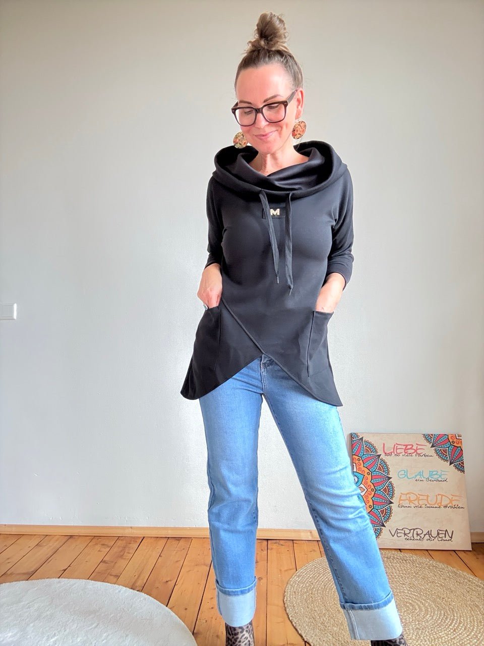 Kleid Tilda Schwarz - FROLLEIN KÄTHE Shop