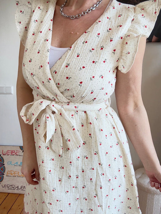 Kleid Tulpentraum Cream - FROLLEIN KÄTHE Shop
