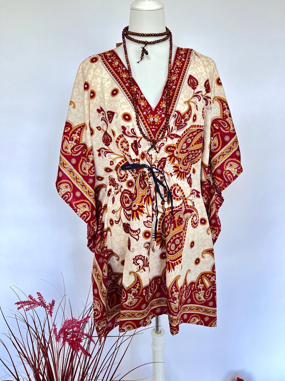 Kleid Tunika Loria Rot - FROLLEIN KÄTHE Shop