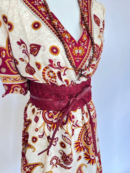 Kleid Tunika Loria Rot - FROLLEIN KÄTHE Shop