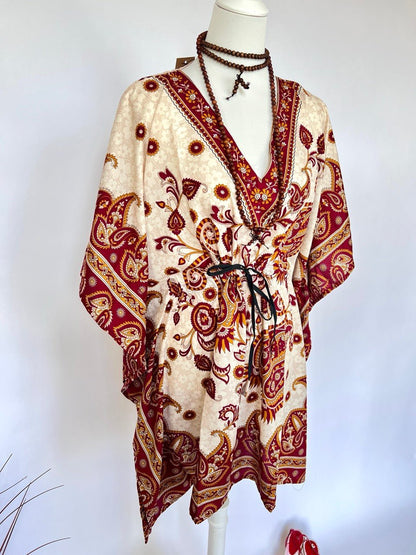 Kleid Tunika Loria Rot - FROLLEIN KÄTHE Shop