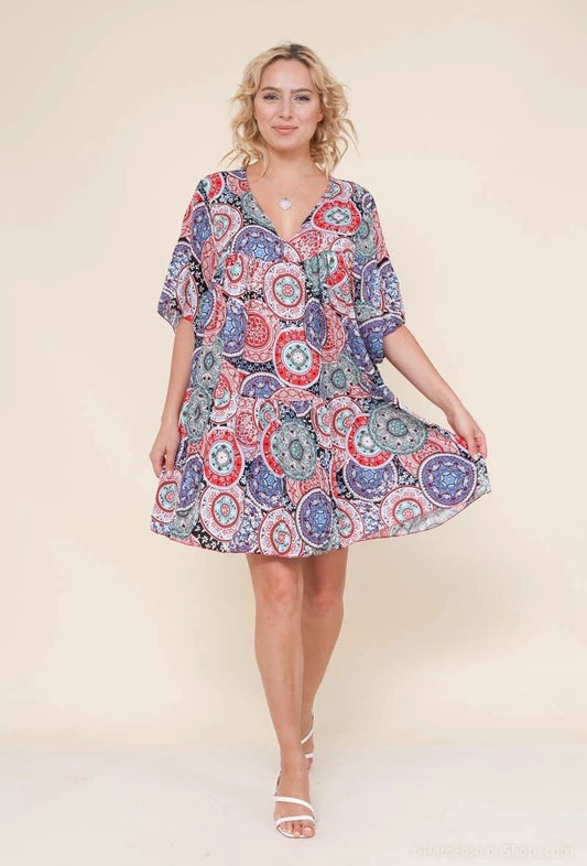 Kleid Tunika Mandala Bunt - FROLLEIN KÄTHE Shop