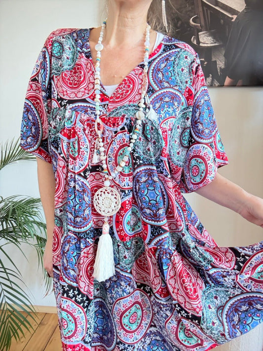 Kleid Tunika Mandala Bunt - FROLLEIN KÄTHE Shop