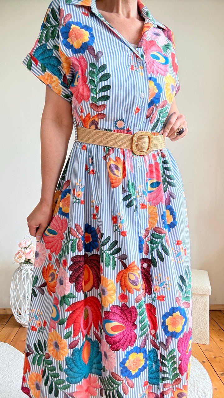 Kleid Viva la Vida Hellblau Limitierte Auflage! - FROLLEIN KÄTHE Shop