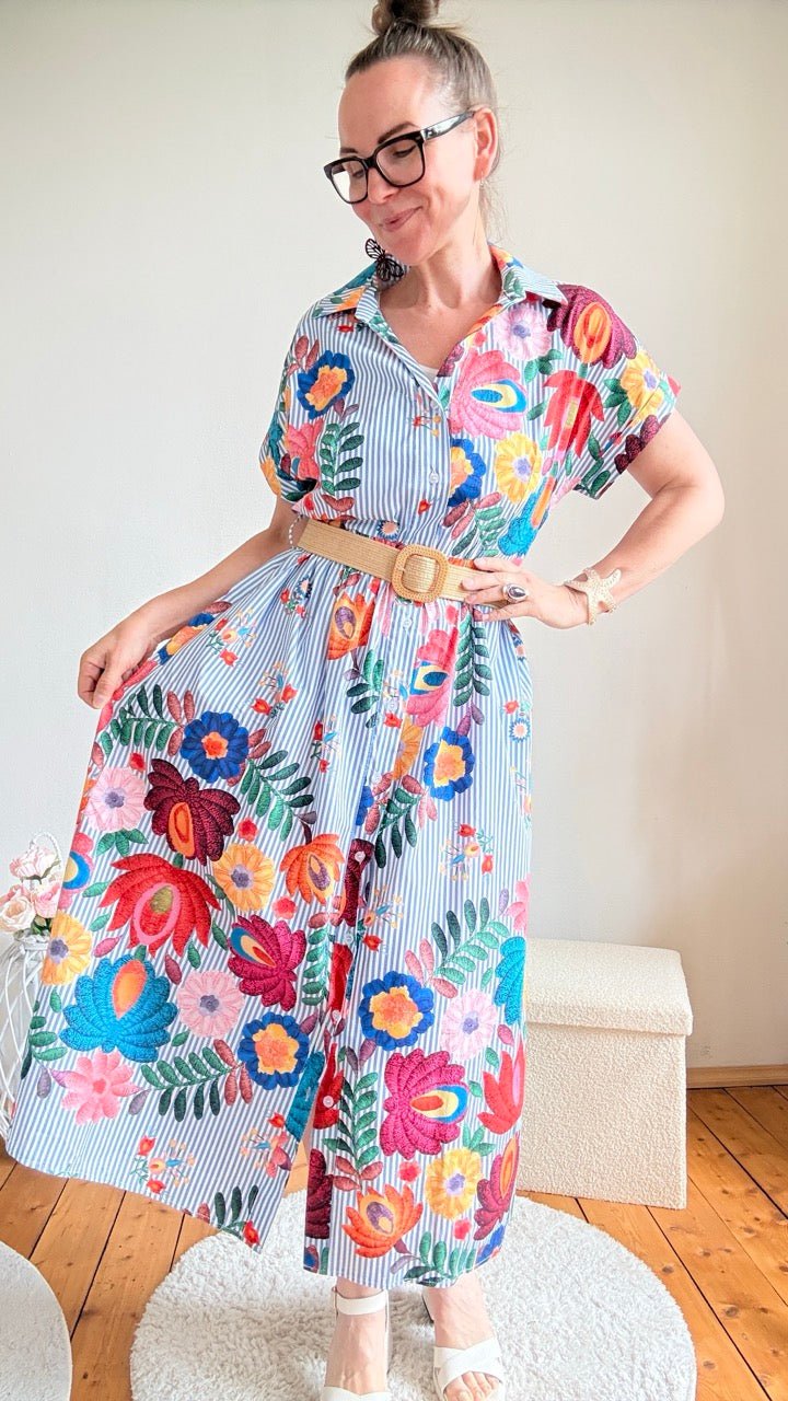 Kleid Viva la Vida Hellblau Limitierte Auflage! - FROLLEIN KÄTHE Shop