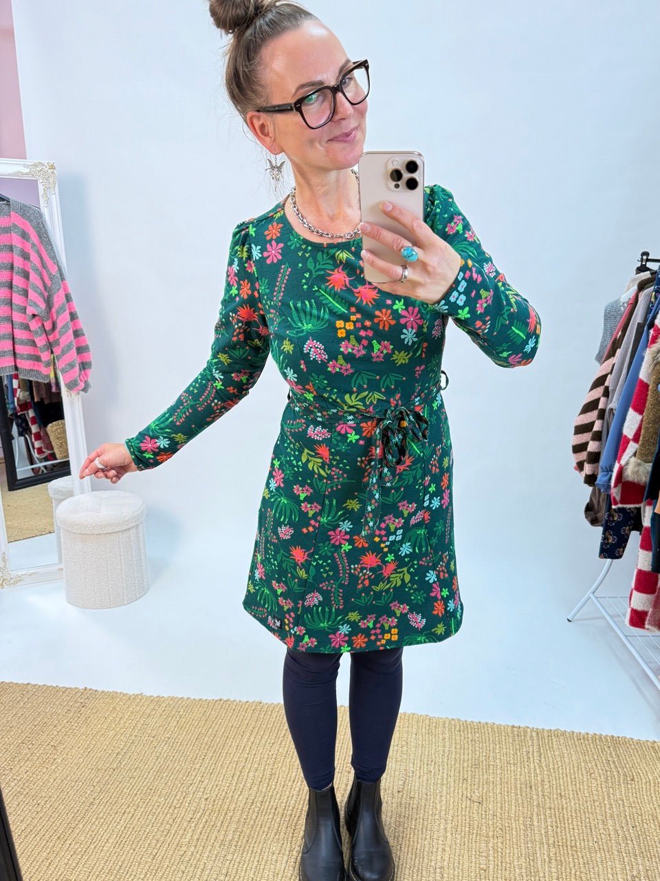 Kleid Wiesentraum Grün - FROLLEIN KÄTHE Shop