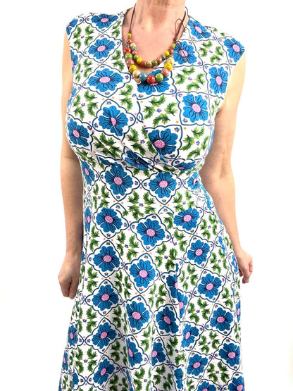 Kleid Wildblüte Weiß - FROLLEIN KÄTHE Shop