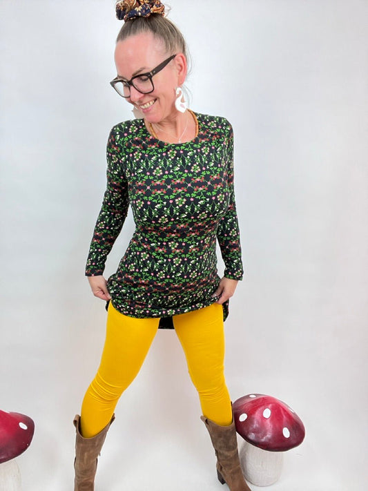 Leggings Basic Star Gelb - FROLLEIN KÄTHE Shop