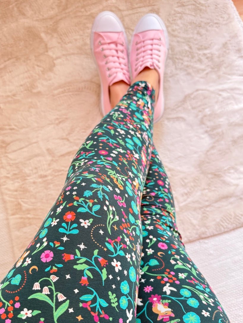 Leggings Dream Land Türkis Bunt - FROLLEIN KÄTHE Shop