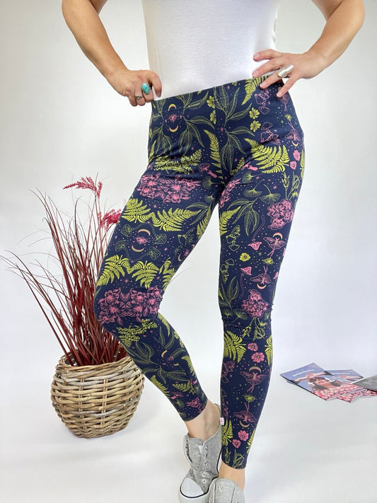 Leggings Elfenhain Blau - FROLLEIN KÄTHE Shop