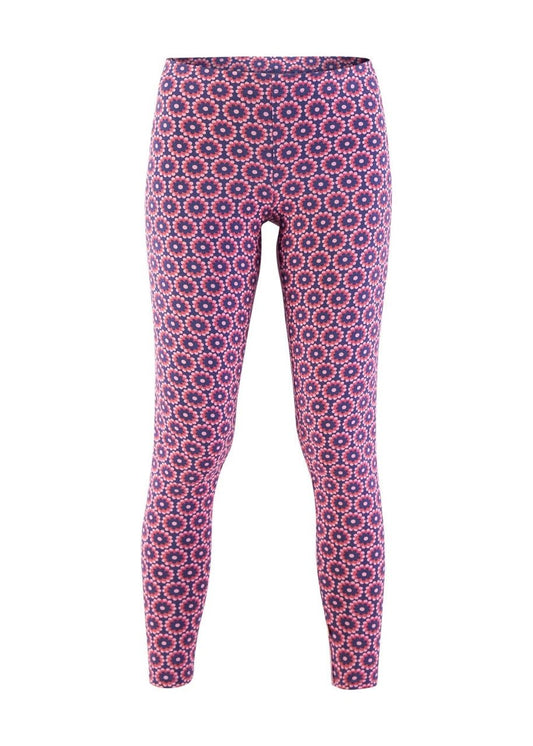 Leggings Flower Dunkelblau Violett - FROLLEIN KÄTHE Shop