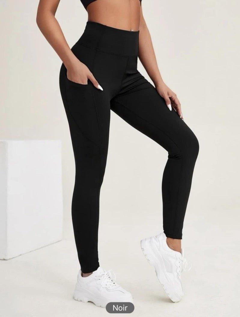 Leggings Taillenhose Alltagsheld Schwarz - FROLLEIN KÄTHE Shop