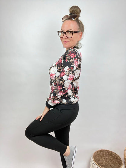 Leggings Taillenhose Alltagsheld Schwarz - FROLLEIN KÄTHE Shop