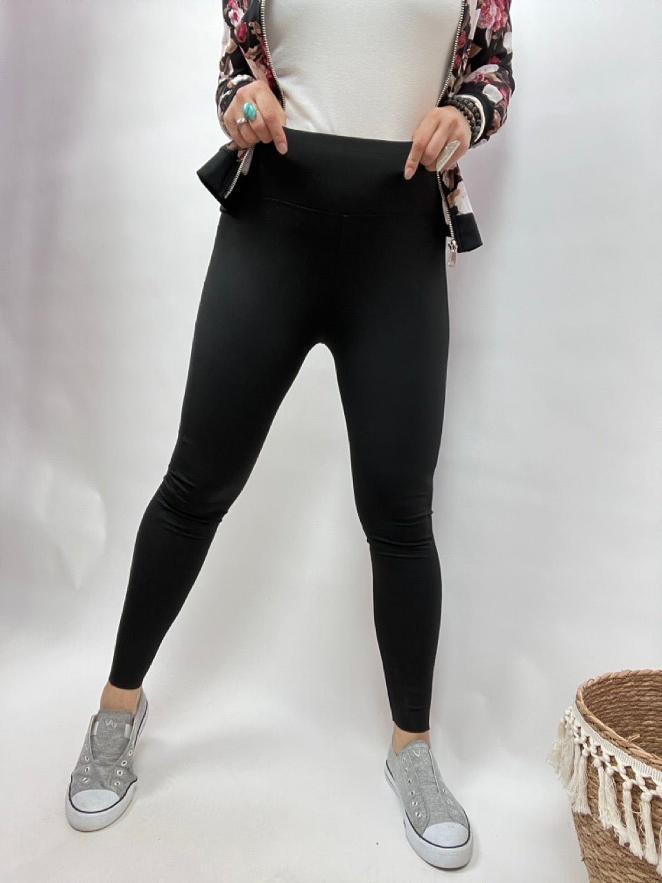 Leggings Taillenhose Alltagsheld Schwarz - FROLLEIN KÄTHE Shop