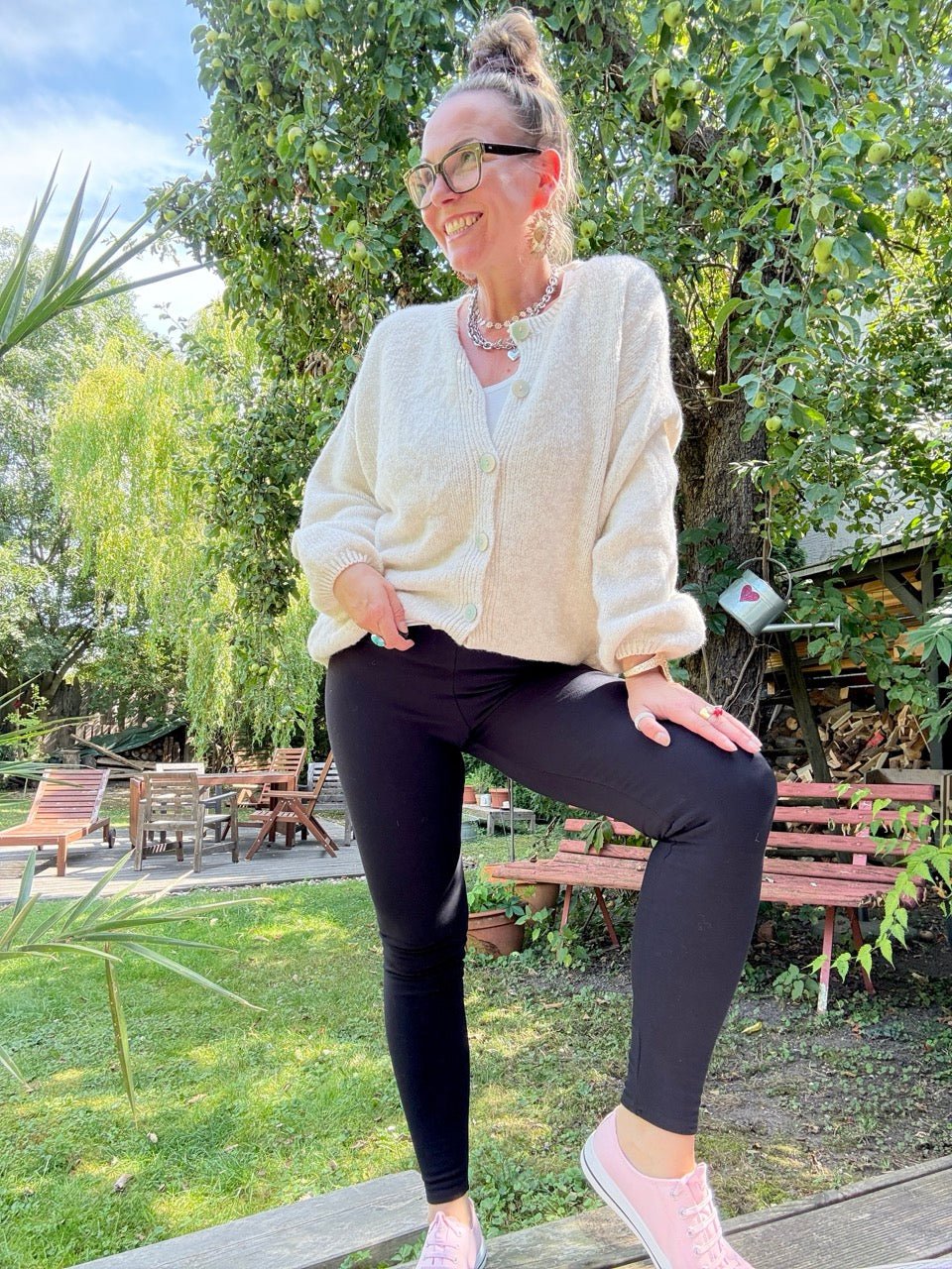 Leggings Thermo Schwarz - FROLLEIN KÄTHE Shop