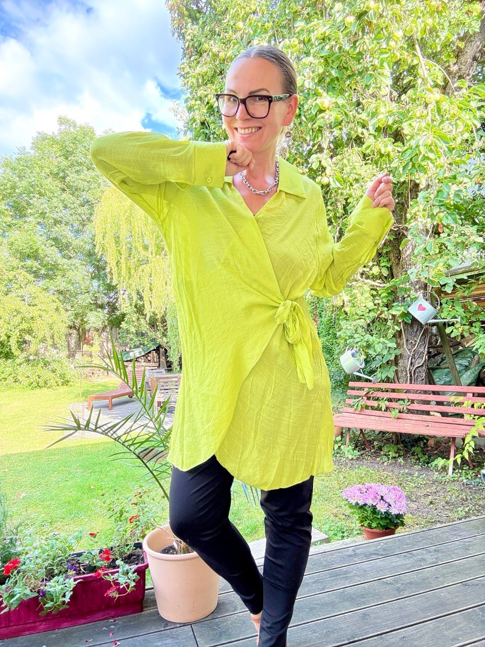 Long Bluse Vicki Citrus - FROLLEIN KÄTHE Shop