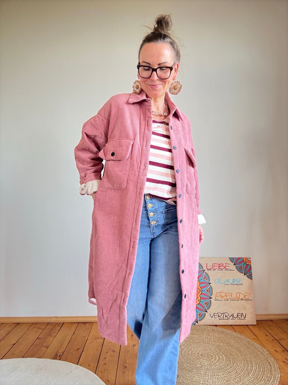 Mantel Taira Alt Rose - FROLLEIN KÄTHE Shop