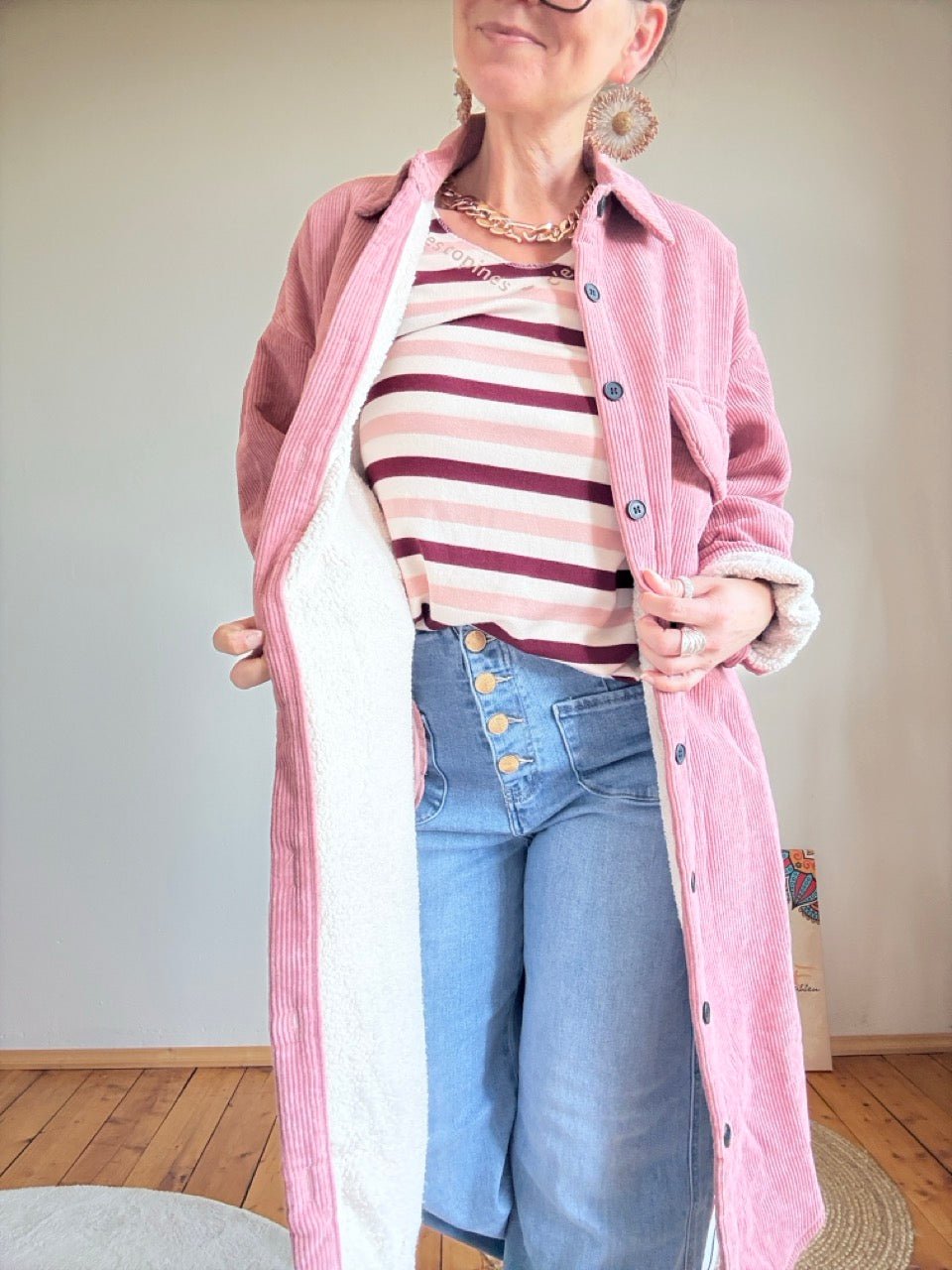 Mantel Taira Alt Rose - FROLLEIN KÄTHE Shop