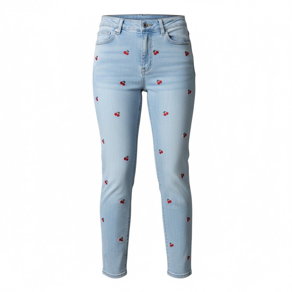 Mom Jeans Cherry - FROLLEIN KÄTHE Shop