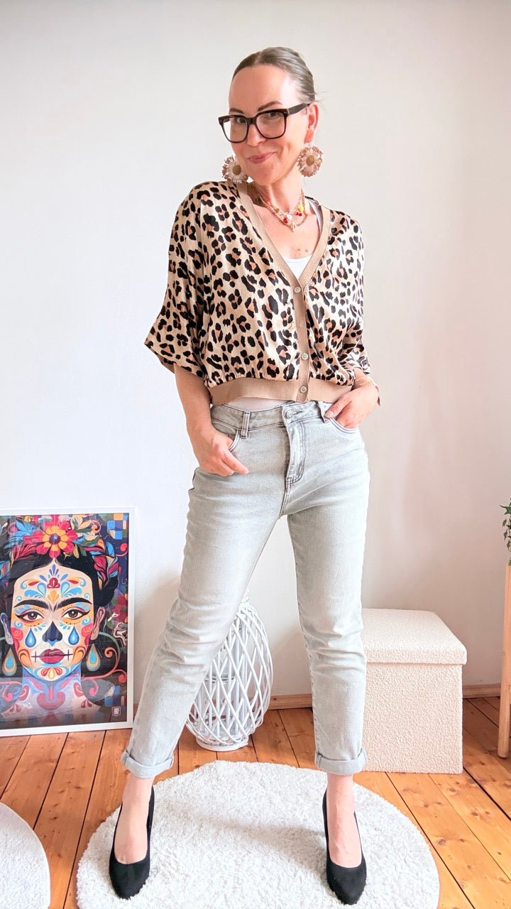 Mom Jeans Josi Denim Grau - FROLLEIN KÄTHE Shop
