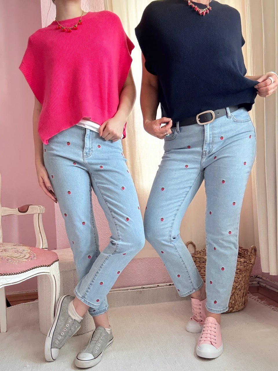 Mom Jeans Strawberry - FROLLEIN KÄTHE Shop