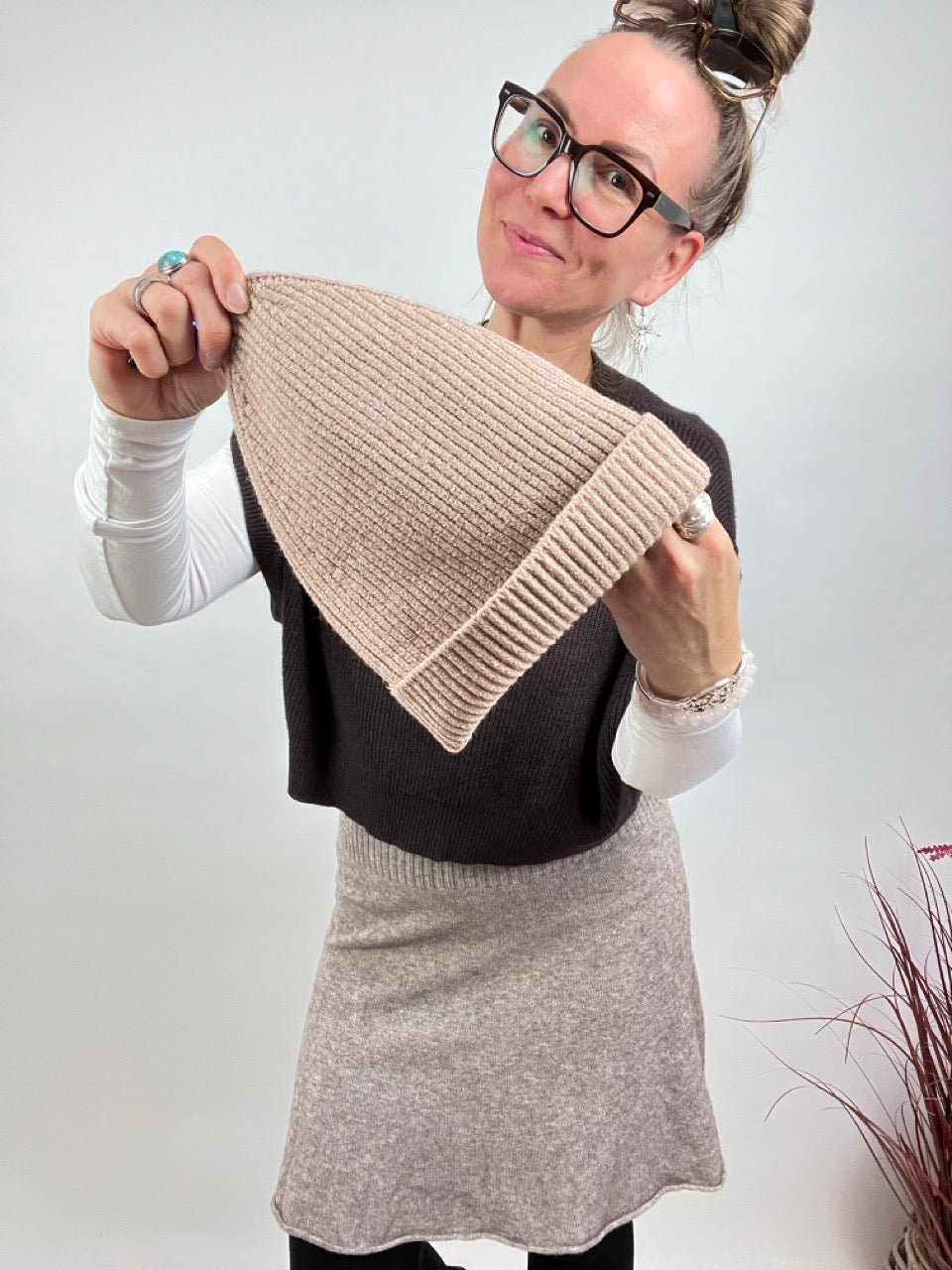 Mütze Beanie Lotte Cream - FROLLEIN KÄTHE Shop