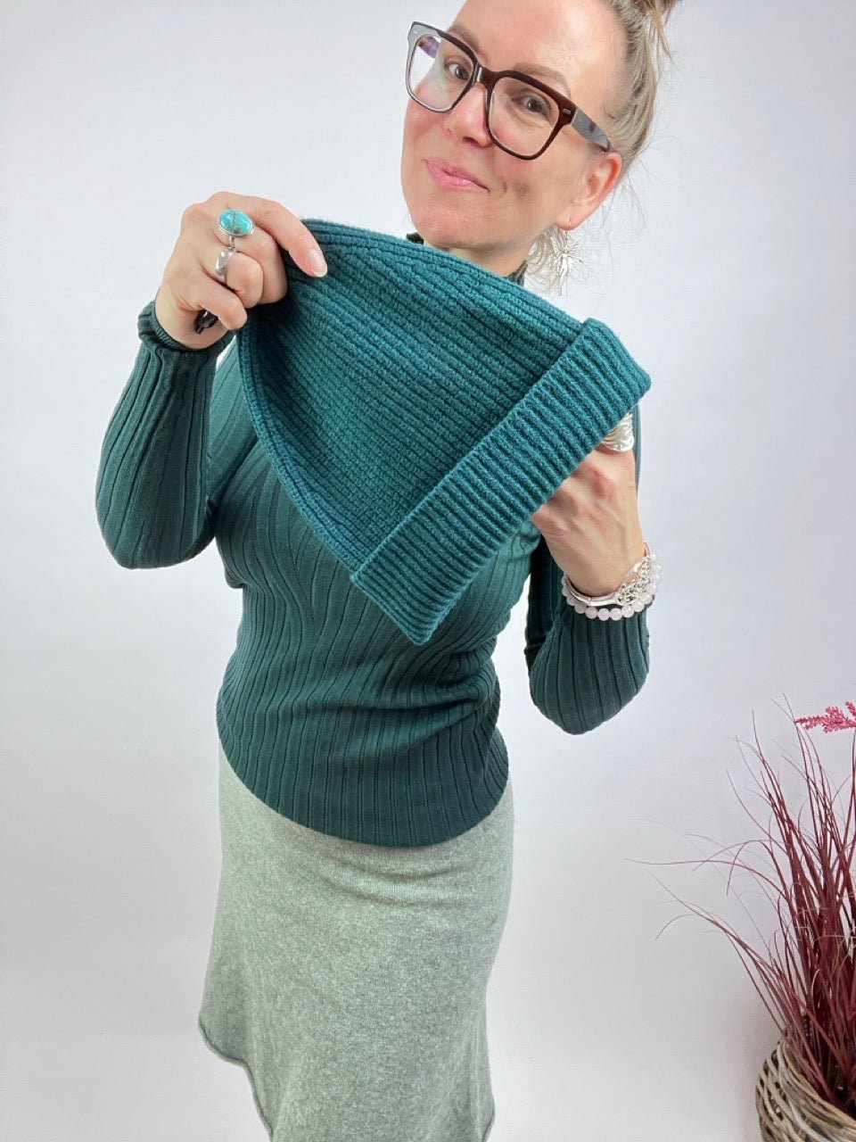 Mütze Beanie Lotte Grün - FROLLEIN KÄTHE Shop