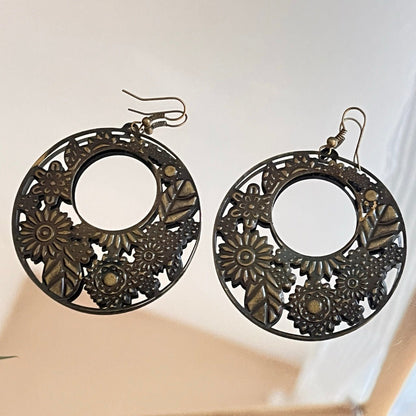 Ohrhänger Blätter Bronze - FROLLEIN KÄTHE Shop