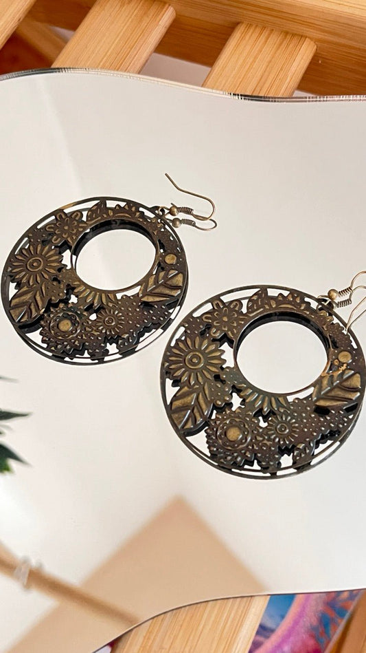 Ohrhänger Blätter Bronze - FROLLEIN KÄTHE Shop