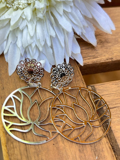 Ohrhänger Kiki Ohrschmuck Lotosblüte! Handmade - FROLLEIN KÄTHE Shop