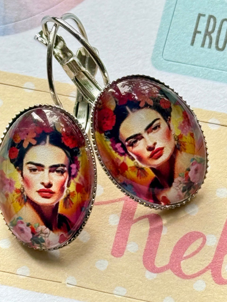 Ohrhänger Kiki Oval Frida Bunt - FROLLEIN KÄTHE Shop