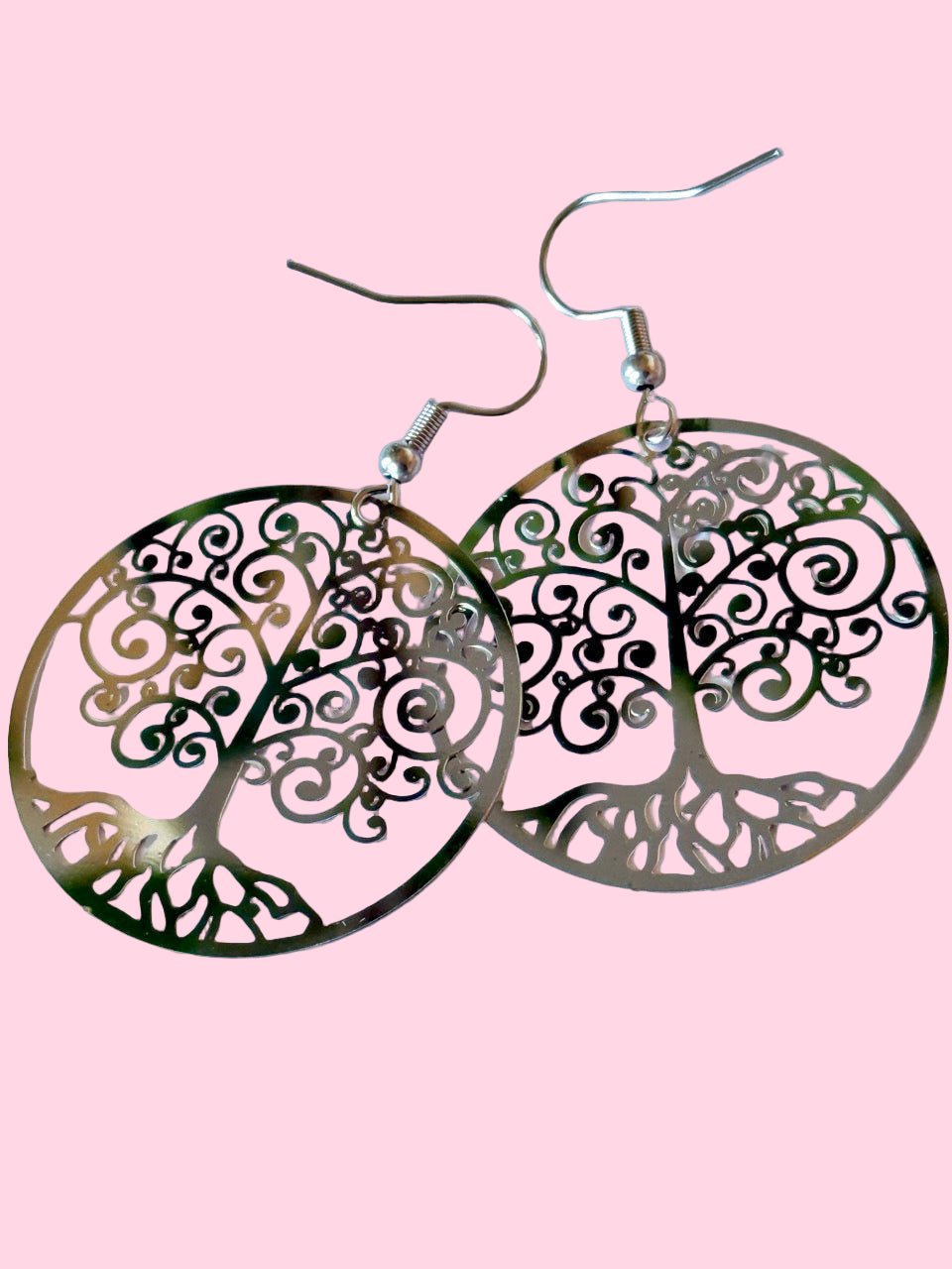 Ohrhänger Lebensbaum Edelstahl - FROLLEIN KÄTHE Shop