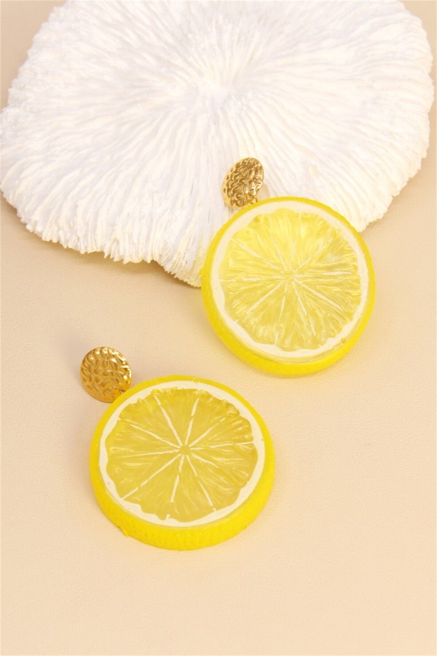 Ohrstecker Citrina Gold - FROLLEIN KÄTHE Shop