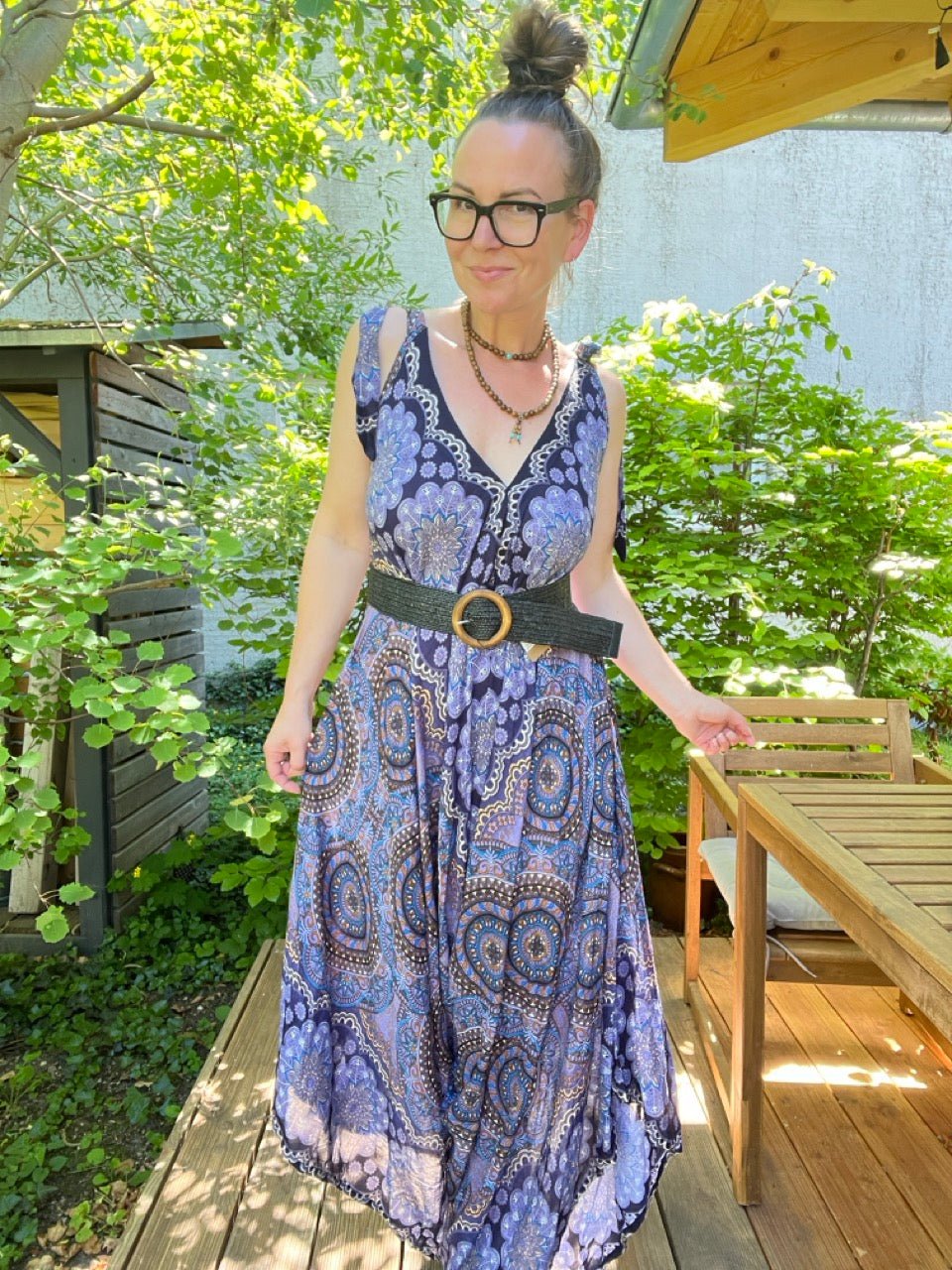 Overall Mandala Blau - FROLLEIN KÄTHE Shop