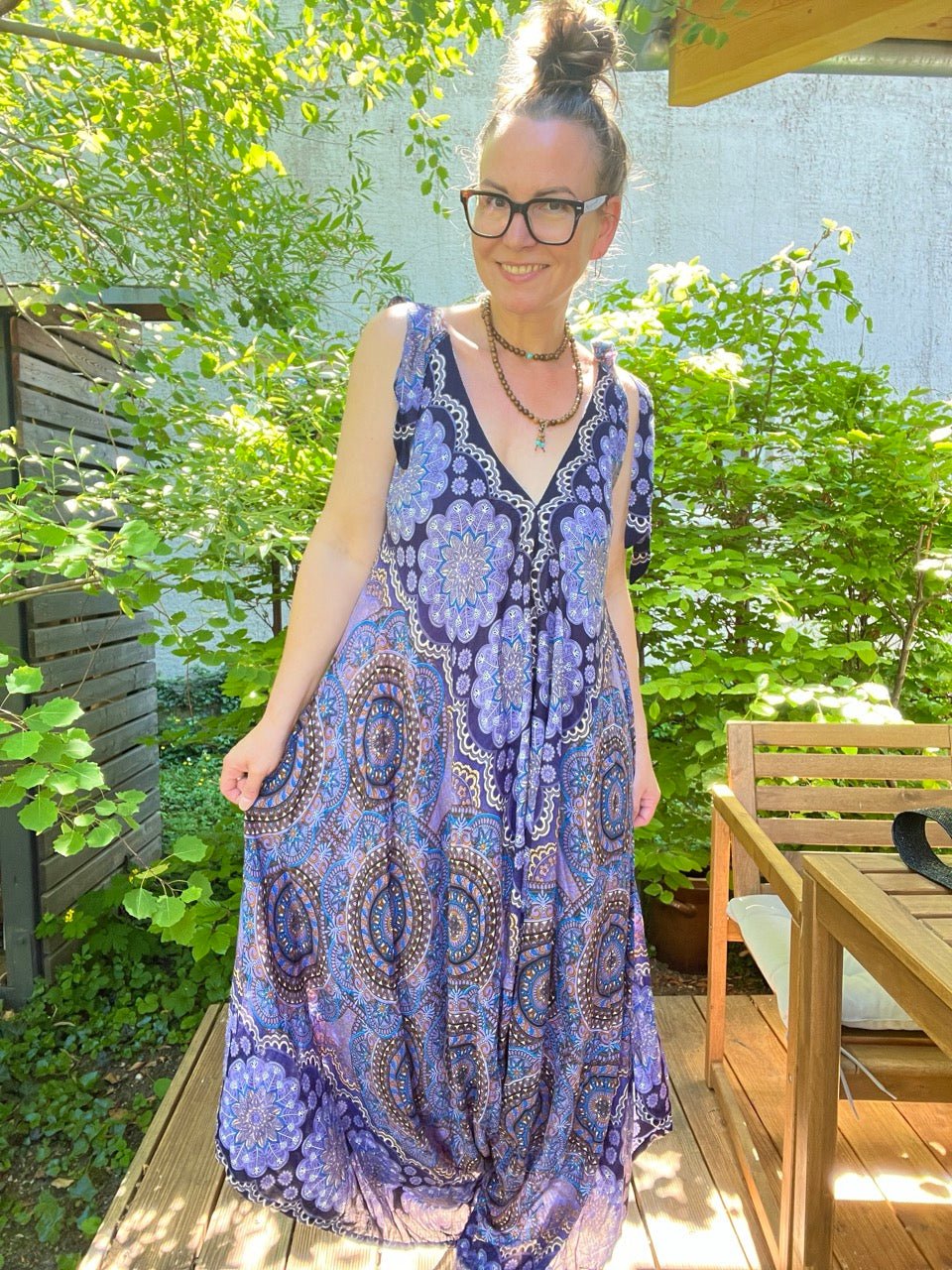 Overall Mandala Blau - FROLLEIN KÄTHE Shop