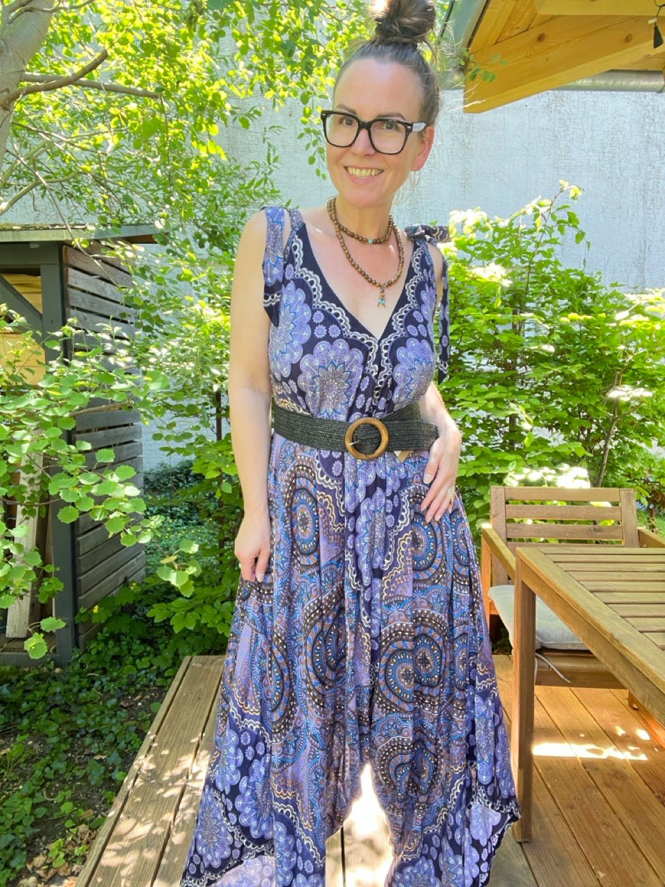 Overall Mandala Blau - FROLLEIN KÄTHE Shop