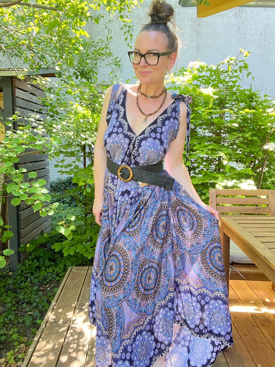 Overall Mandala Blau - FROLLEIN KÄTHE Shop
