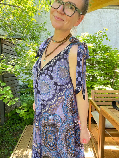 Overall Mandala Blau - FROLLEIN KÄTHE Shop