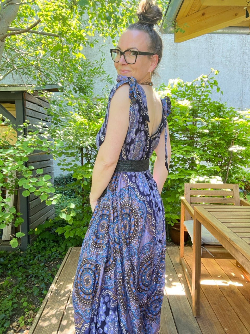 Overall Mandala Blau - FROLLEIN KÄTHE Shop